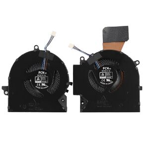 CPU+NEW GPU COWNING FAN (DC12V) استبدال HP OMEN 16-B 16-C TPN-Q265 TPN-Q267 Series M75487-001 ND8CC02-20K25 M75488-001 ND8C02-20K26