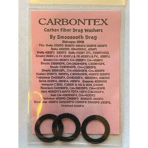 Smooth Drag Carbon Drag Washer kit Fits STRADIC 2500HGFK CI4+ 2500HGFB C3000HGFK 4000XGFK C3000HGFB CI4+ C3000FB