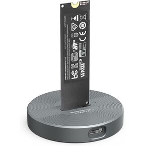 M.2 NVMe & SATA to USB C Adapter, SSD Docking Station, M.2 SSD to USB A and Type C M.2 (M Key, B+M Key) NVMe and SATA NGFF SSD Reader, SSD 2280 2260 2242 2230 22110 Dock