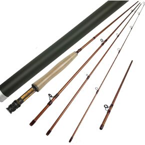 Aventik Unique 2in1 Series Fly Rod IM12 Nano Fast Action rods with Extra Extension Section rods 9ft to 10ft Trout & Nymph Fly Rod with Carbon Case