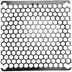 Coolerguys 92mm Honeycomb Black Metal Grill