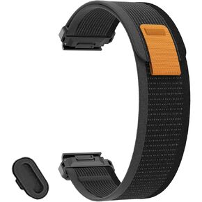 26mm Quickfit Watch Bands Compatible with Garmin Enduro 3/Fenix 8 AMOLED 51mm/Fenix 7X pro/7X/6X Pro/6X/5X Plus/5X/3 HR,Sport Nylon Strap for Tactix 7 AMOLED/Descent Mk3i-51mm/Mk2i/Mk2/Tactix Delta