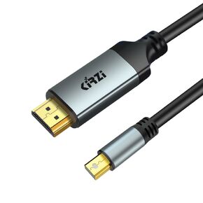4K Active Mini DisplayPort to HDMI Cable 10ft [4K 60Hz, Aluminum Shell] UHD Thunderbolt to HDMI Cable, Mini DP to HDMI, Compatible for MacBook Air/Pro, Surface Pro, iMac Series, XPS