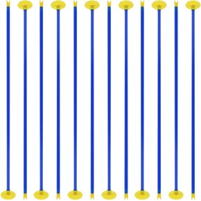 20 Pieces Replacement Suction Cup Arrows, 16.5 Inch Kids Archery Replacement Arrows with Rubber Tip, Suitable for Boys Girls, Blue
