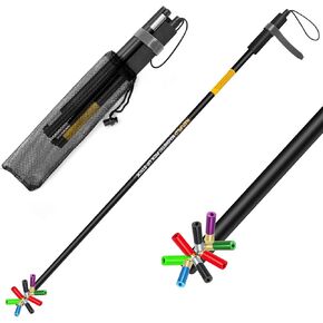 Montela Shotgun Shell Magnet Stick, Magnetic Shell Retriever Pickup Pole, Magnetic Pickup Tool with Mesh Carrying Bag Collapsable Shotgun Shell Pickup Stick