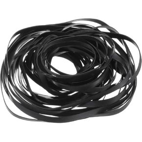 uxcell 50 Pcs Recorder Rubber Belts, Folded Length 40-135mm Cassette Recorder Belts Machine Repair Mix Flat Cassette Tape Machine Rubber Belts for DVD CD LD VCR Repeater Drives, Width 4mm