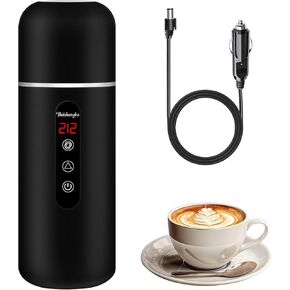 Electric Travel Kettle,12V/24V Car Coffee Warmer Kettle,Portable Hot Water Boiler,Small Hot Water Heater