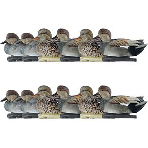 Avian X Topflight Gadwall Decoys Perfectly Replicated Late Season Gray Ducks, Weight Forward Swim Keel, Realistic Movement