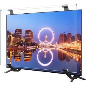 واقي شاشة تلفزيون 32 بوصة ، واقي شاشة Acrylic Clear Clear Protection Protection ، واقي الشاشة لدعم النقطة الفردية للتلفزيون/الدعم المزدوج ، جهاز التلفزيون/الكمبيوتر المثبت على الحائط