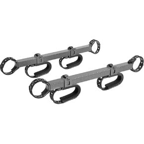 20079 Overhead in-Cab Gun & Bow Rack Carrier Fits for 1.5" - 2.0" Round Cages & Profiled Tubes, Compatible with UTV Can-Am Yamaha Kawasaki Kubota Polaris Gravely Honda SxS Roll Cage Mount