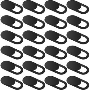 24PCS Laptop Camera Cover Slide, Plastic Ultra-Thin Webcam Cover Camera Blocker Slider for Laptop Desktops PC Tablet Cell Phone to Protect Your Privacy and Security