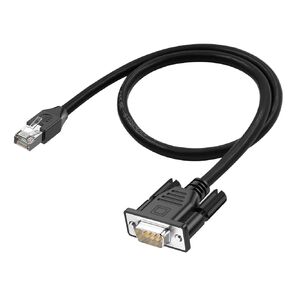 RJ45 to DB9 Cable RJ45 Male to DB9 9-Pin Male RS232 Serial Port Cat5 Ethernet LAN Console Cable RJ45 to RS232 Networking Devices Console Cable for Routers, Switches 0.5M