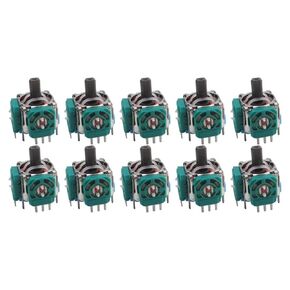 XSPANDER 10-Pack 3D Analog Stick Joystick 3D Analog Joystick Sensor Module Thumb Stick Replacement for PS4 Conroller,for Xbox One Controller