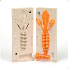 Soft Plastiс Mold Lure Making Injection Molds Fishing Lures Yum Wooly Bug 4,25'' DIY