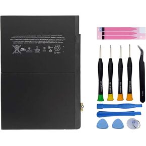 Pattaya New Replacement Battery A1547 متوافق مع A1547 iPad Air 2 A1566 ، iPad Air 2 A1567 ، iPad 6 (الجيل السادس) مع مجموعات أدوات
