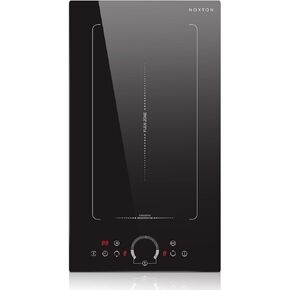 Noxton 24 Inch Induction Cooktop, 4 Burners Electric Cooktop, Upgraded Induction Stovetop with Flex Zone, Power Boost, Pause, 9 Power Levels, Child Safety Lock, Timer, 7200W, 220-240V Hard wire