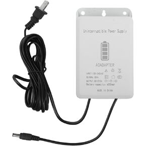 12V-2A Uninterruptible Power Supply Mini UPS Battery Backup Interface with 6000mAh Capacity for Outdoor Cameras and Security