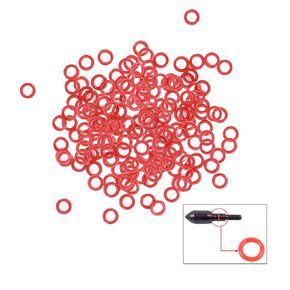 SPG Archery Arrow Broadhead O-Rings - 120pcs 1/4 Inch Arrow Tip Rubber O-Rings for Arrowhead Replacement Rubber Bands Hunting Shooting Target Practice