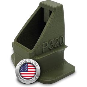Magazine Loader for The SIG Sauer P320 - Easy Pain Free Loading - Comfortable Grip - Speed Loader Accessories - Large Flanges for Thumb Relief