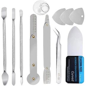 11 pcs Repair tool kit Pry Tool Kit Opening Tool, Ultra-Thin Prying,Open Tool for iPhone, Laptop, iPad, MacBook, Tablet, Computer, Watch,Electronics Repair