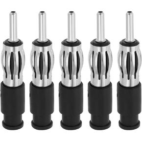SING F LTD 5Sets Din Car Stereo Radio Male Plug Fits Most Types of Older Car Radio Aerial Socket Antenna Connector Antenna Ports DIN Plug