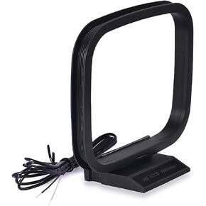 Bingfu AM Loop Antenna with 2 Pin Bare Wire Compatible with Pioneer Onkyo Yamaha Marantz Pyle Indoor Radio Bluetooth Home Stereo Receiver AV Audio Video Home Theater Receiver Power System