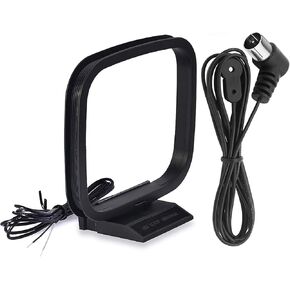 Bingfu 75 Ohm FM Antenna FM Antenna and AM Loop Antenna for Pioneer Onkyo Yamaha Marantz Indoor HD Radio FM Radio Bluetooth Home Stereo Receiver AV Audio Video Home Theater Receiver Power