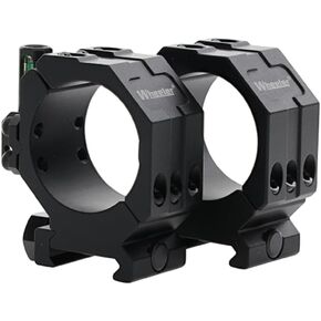 Wheeler 2-Piece Picatinny Rail Scope Rings with Anti-Cant Indicator for Leveling, Shooting
