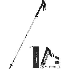 Collapsible Trekking Pole (1pc)-Aluminum Lightweight Foldable Hiking Pole for Women, Men, and Seniors