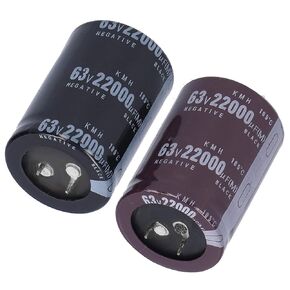 Fafeicy 22000F Aluminum Round Electrolytic Capacitor, KMH Series, 63V, 105, 20% Tolerance, Vehicle Amplifier Capacitors