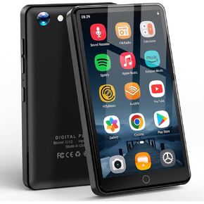 80GB MP3 Player with WiFi and Bluetooth, 4.02" Android MP4 Player with 13MP Camera, Music Player for Kids with Speakers, Streaming Music Player with Spotify, YouTube and Play Store
