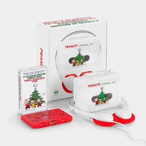 Peanuts A Charlie Brown Christmas CP-81 Portable Cassette Player + Cassette