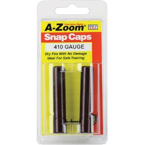 A-Zoom Shotgun Metal Snap Caps 410 Gauge, Per 2, Red