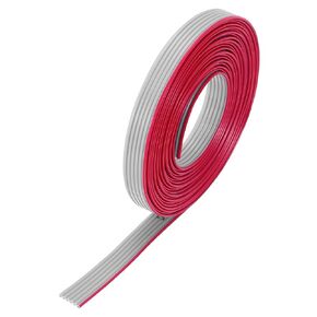 MECCANIXITY 26AWG IDC Wire Flat Ribbon Cable 2m/6.6ft Length 1.27mm Pitch 20 Pin Gray for JTAG/ISP Connecting