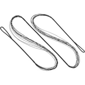 PATIKIL Bow String Replacement,12 Strands Recurve Bowstring for AMO 50" Traditional Recurve Bow, Black