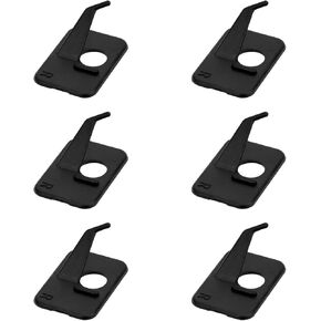12pcs Black Plastic Arrow Rest Archery RH LH Recurve Bow Arrow Rest Hunting Shooting Targeting Accessory Right or Left Hand