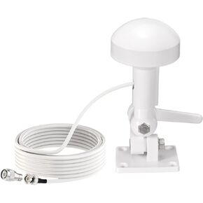 Bingfu Boat Marine GPS Navigation External Antenna (16.5ft Cable) with Bracket Compatible with Garmin GPSMAP MAP NavTalk StreetPilot Furuno Matsutec Trimble Transducer Fishfinder Sounder