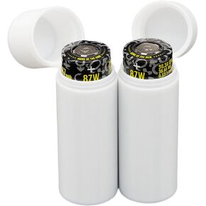 Slimline 21700 Battery Case, Soft Durable Material - Pack of 2 (Holds 1 Battery)