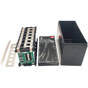 XBERSTAR Li-Ion Battery Storage Box 3x7 18650 Holder for DIY Battery Special Plastic DIY kit, Black (Black)