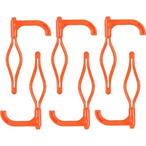 (Firearm Safety Devices - FSDC-725SRCF Shotgun Chamber Safety Flag 6-Pack – Durable, Long-Lasting High-Density Polyethylene (HDPE) – High Visibility Orange