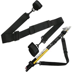 Fishing Rod Holder Belt, Durable Fishing Rod Carry Straps Sling Straps Holder Adjustable 30-54 Inch Fishing Poles Holder Strap Rod Shoulder Belt Travel Tackle Carrier for Freshwater Fishing Hook