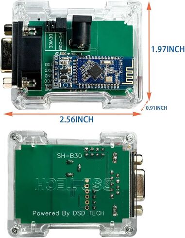 DSD Tech SH-B30-BLE RS232 إلى Bluetooth 5.0 BLE ADAPTER Support IOS Android in Kuwait