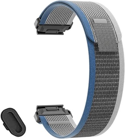 26mm QuickFit Watch Bands متوافقة مع Garmin Enduro 3/Fenix ​​8 Amoled 51mm/Fenix ​​7x Pro/7x/6x Pro/6x/5x Plus/5x/3 Hr ، حزام نايلون الرياضي لـ Tactix 7 AMOLED/Descent Mk3i-51mm/Mk2i/Mk2 /Tactix Delta in Kuwait