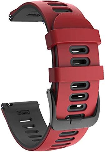 20mm Soft Silicone Replacement Wristband Compatible with Garmin Vivoactive 3/ Forerunner 645/ Venu Strap, for Samsung Galaxy Watch 3 42mm/ Galaxy Active 2/ Gear Sport Smartwatch in Kuwait