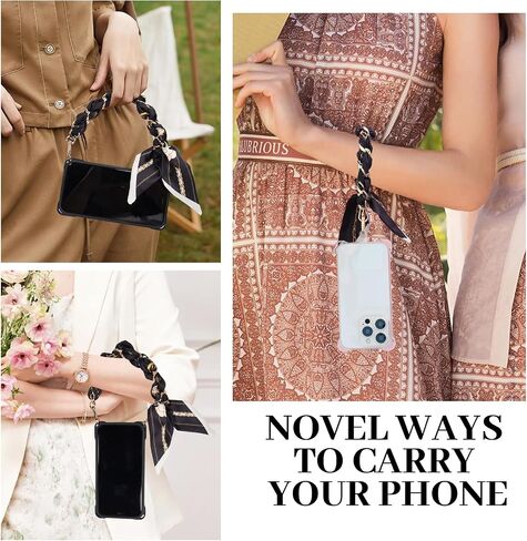Vintage Phone Charm for Women Anti Dorp Phone Wristlet Hands-free Phone Charms Strap Compatible with All Smartphones in Saudi Arabia
