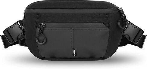 Kalkal Tactical Fanny Pack for Men Women, Concealed Carry Fanny Pack with Quick Access Puller, Waterproof Waist Bag with Adjustable Waist Belt, CCW EDC Hip Pack for Travel Hiking in Saudi Arabia