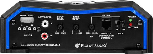 Audio Audio PL1200.2 2 مضخم سيارة قناة - 1200 واط ، المدى الكامل ، الفئة A/B ، 2/8 أوم ، مزود طاقة MOSFET ، BRIDGABLE in Kuwait