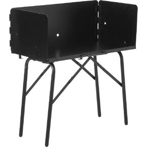 Lodge Steel Collapsible Outdoor Cooking Table, 16 Inch x 32 Inch x 26 Inch, Black