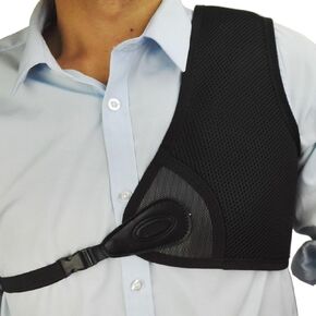 SHARROW Archery Chest Protector Guard Nylon Shooting Hunting Chest Guard 1 Piece for Left Side and Right Hand