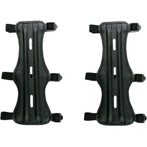 2/5 Pack Archery Arm Guards Leather Forearm Protector Adjustable Bow Armguard